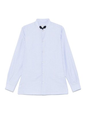 VALENTINO: shirts - Striped Cotton Shirt
