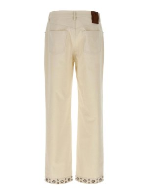 VALENTINO: カジュアルトラウザー - カジュアルパンツ - 白