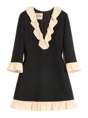 VALENTINO: short dresses - Wool And Silk Short Dress
