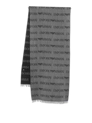 EMPORIO ARMANI: スカーフ - スカーフ - グレー