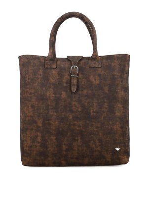 EMPORIO ARMANI: Sacs à main - Sac Cabas - Marron