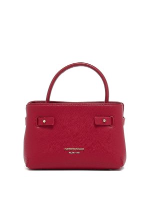 EMPORIO ARMANI: Handtaschen - Shopper - Dunkelrot