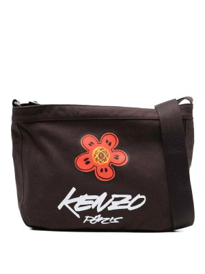 KENZO: Sacs bandoulière - Sac Bandoulière - Marron