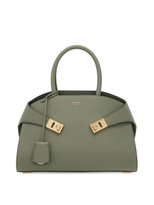 SALVATORE FERRAGAMO: Handtaschen - Shopper - Grau