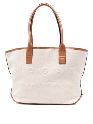 HOGAN: トートバッグ - トートバッグ - 白