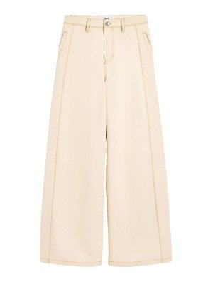 AMI PARIS: Straight Leg Jeans - Straight Leg Jeans - Beige