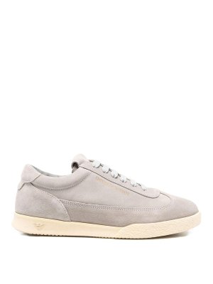 EMPORIO ARMANI: trainers - Suede Leather Sneakers