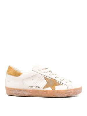 GOLDEN GOOSE: trainers - Super-Star Leather Sneakers