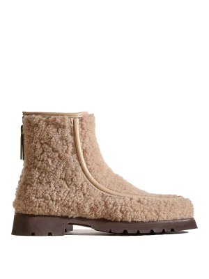 HEREU: boots - Armenta Low Shearling Boots