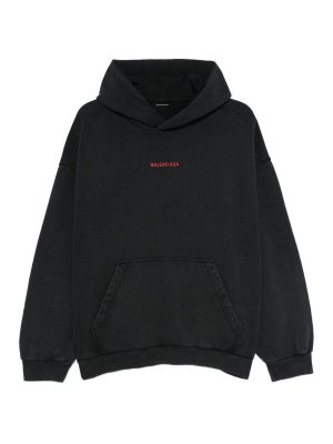 BALENCIAGA: Sudaderas y suéteres - Sudadera - Negro