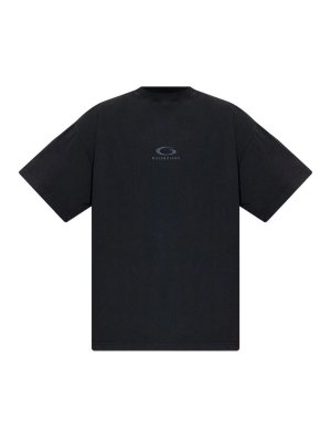 BALENCIAGA: T-shirts - T-Shirt - Schwarz