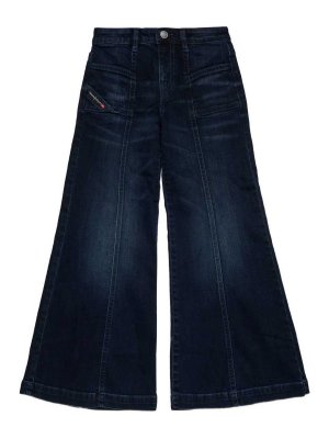 DIESEL: flared jeans - D-Pam-J Jeans