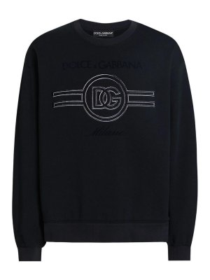 DOLCE & GABBANA: Sweatshirts & Sweaters - Sweatshirt With Embroidery