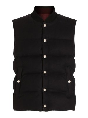 DOLCE & GABBANA: giacche imbottite - Gilet imbottito reversibile