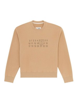 MM6 MAISON MARGIELA: Sweatshirts und Pullover - Sweatshirt - Weiß