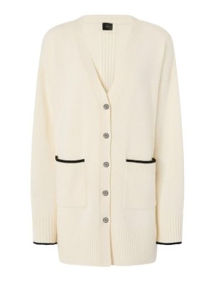 Pinko: Cardigans - Cardigan - Blanc