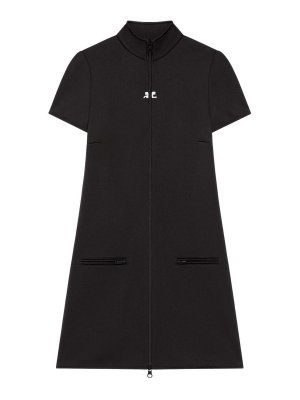 Courreges: Pantalons de survêtement  - Pantalons De Sport - Noir