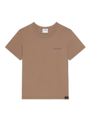 Courreges: t-shirt - Maglietta ricamata