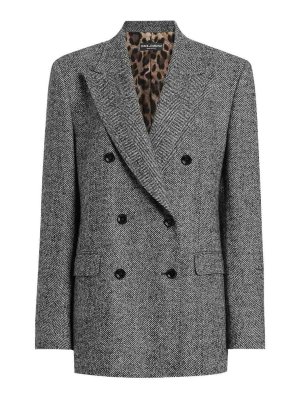 DOLCE & GABBANA: Chaquetas casual - Chaqueta Casual - Gris