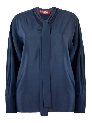 MAX MARA STUDIO: Blusen - Bluse - Blau