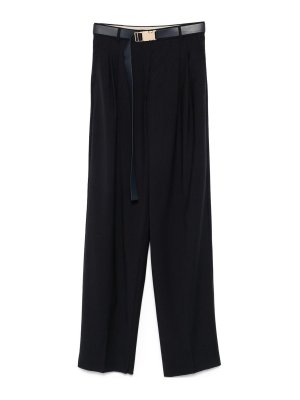 MAX MARA STUDIO: カジュアルトラウザー - カジュアルパンツ - ブルー