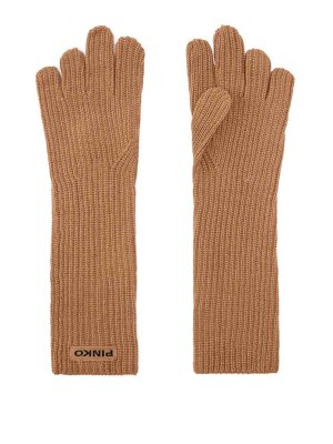 Pinko: Gants - Gants - Marron Clair