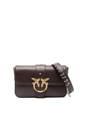 Pinko: Handtaschen - Shopper - Braun