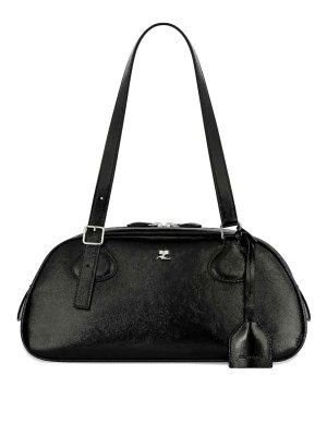Courreges: Sacs à main - Sac Cabas - Noir