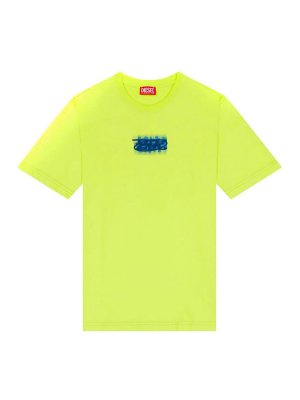 DIESEL: T-shirts - T-Shirt - Jaune