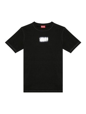 DIESEL: T-shirts - T-Shirt - Noir