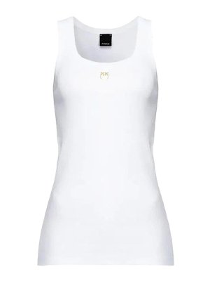 Pinko: Tops & Débardeurs - Top - Blanc