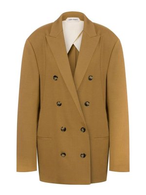 ALBERTA FERRETTI: Vestes de costume - Blazer - Beige