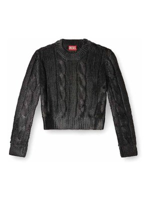 DIESEL: Suéteres con cuello pico - Suéter Cuello Redondo