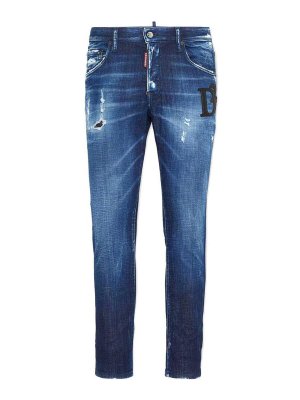 DSQUARED2: straight leg jeans - Jeans