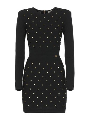 ELISABETTA FRANCHI: Kurze Kleider - Kurzes Kleid - Schwarz