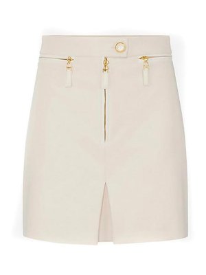 ELISABETTA FRANCHI: Knielange und Midi Röcke - Midirock - Weiß