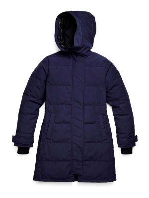 Canada Goose: Knielange Mäntel - Knielanger Mantel - Blau