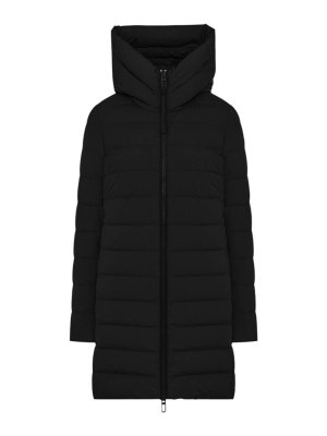 DUNO: Knielange Mäntel - Knielanger Mantel - Schwarz