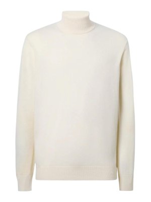 MC2 SAINT BARTH: Col roulé & Col polo - Pull Col Roulé - Blanc