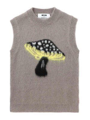 m.s.g.m.: vests - Printed Vest