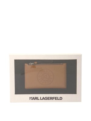KARL LAGERFELD: Portemonnaies und Geldbörsen - Portemonnaie - Beige