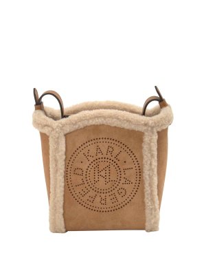 KARL LAGERFELD: Sacs portés épaule  - Sac Porté Épaule - Beige