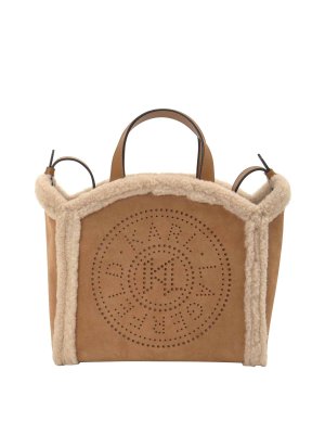 KARL LAGERFELD: Sacs portés épaule  - Sac Porté Épaule - Beige
