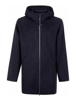 ASPESI: Knielange Mäntel - Knielanger Mantel - Blau