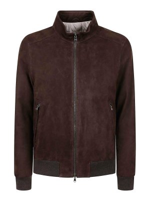 BARBA: Knielange Mäntel - Knielanger Mantel - Braun