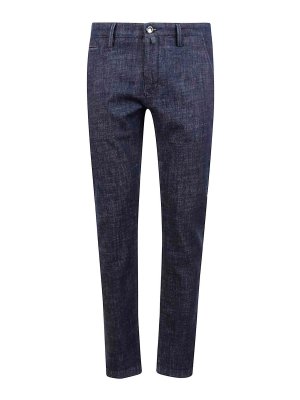 JACOB COHEN: ストレートジーンズ - ストレートジーンズ - ダークウォッシュ