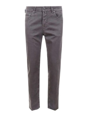 JACOB COHEN: ストレートジーンズ - ストレートジーンズ - グレー