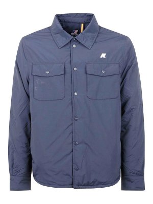 K-WAY: Abrigos semilargos - Abrigo Midi - Azul