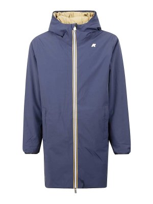 K-WAY: Abrigos semilargos - Abrigo Midi - Azul