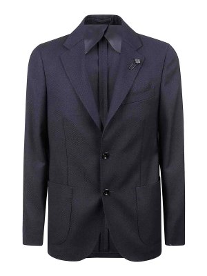 LARDINI: カジュアルジャケット - カジュアルジャケット - ブルー